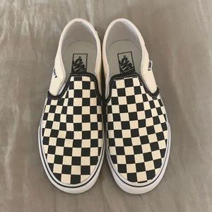 Vans checkered slip-ons